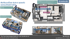 2 Bedroom Condo for sale in The Tree Interchange, Bang Sue, Bangkok near MRT Tao Poon