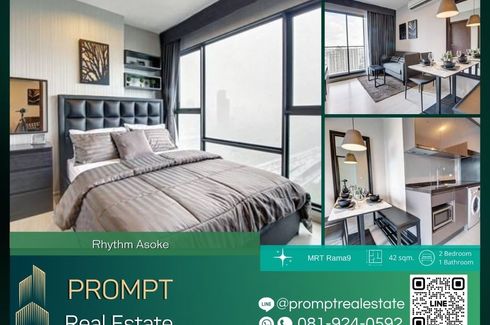 2 Bedroom Condo for rent in Rhythm Asoke, Makkasan, Bangkok near MRT Phra Ram 9