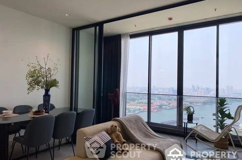 2 Bedroom Condo for rent in Chapter Charoennakhorn-Riverside, Bang Lamphu Lang, Bangkok near BTS Krung Thon Buri