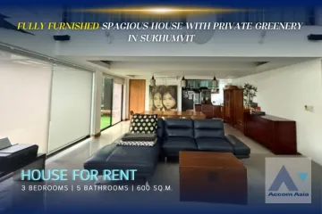 3 Bedroom House for rent in Khlong Tan Nuea, Bangkok