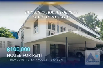 4 Bedroom House for rent in Khlong Tan Nuea, Bangkok