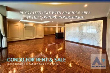 3 Bedroom Condo for rent in The Concord, Khlong Toei Nuea, Bangkok near BTS Nana