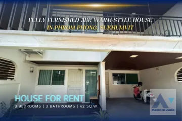 3 Bedroom House for rent in Khlong Tan Nuea, Bangkok