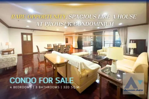 4 Bedroom Condo for rent in Promsuk Condominium, Khlong Tan, Bangkok near BTS Thong Lo