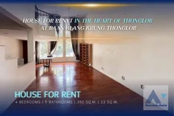 4 Bedroom House for rent in Khlong Tan Nuea, Bangkok