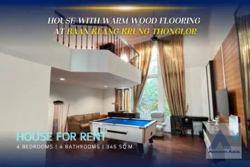 4 Bedroom House for rent in Khlong Tan Nuea, Bangkok