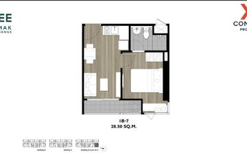 1 Bedroom Condo for sale in The Tree Hua Mak, Hua Mak, Bangkok near Airport Rail Link Hua Mak