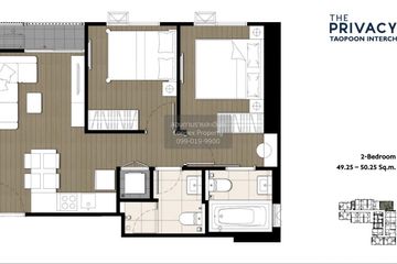 2 Bedroom Condo for sale in The Privacy Taopoon Interchange, Bang Sue, Bangkok near MRT Tao Poon