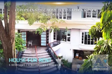 5 Bedroom House for rent in Khlong Toei Nuea, Bangkok near MRT Sukhumvit