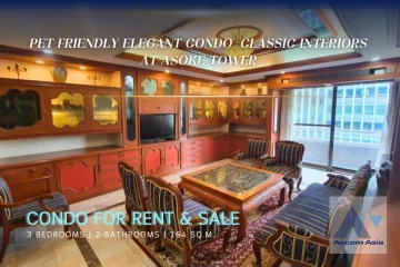 3 Bedroom Condo for sale in Asoke Tower, Khlong Toei Nuea, Bangkok near MRT Phetchaburi