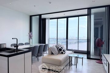 2 Bedroom Condo for rent in Chapter Charoennakhorn-Riverside, Bang Lamphu Lang, Bangkok near BTS Krung Thon Buri