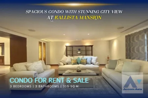 3 Bedroom Condo for sale in Kallista Mansion, Khlong Toei Nuea, Bangkok near BTS Nana