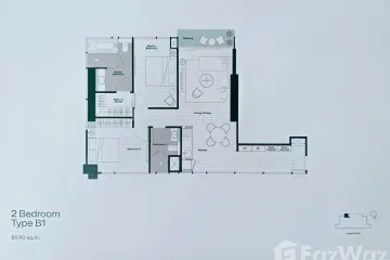 2 Bedroom Condo for sale in Dusit Central Park, Silom, Bangkok near MRT Silom