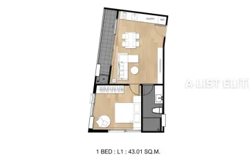 1 Bedroom Condo for sale in Flexi Sathorn - Charoennakorn, Bang Lamphu Lang, Bangkok near BTS Krung Thon Buri