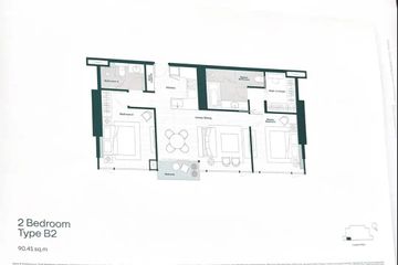 2 Bedroom Condo for sale in Dusit Central Park, Silom, Bangkok near MRT Silom