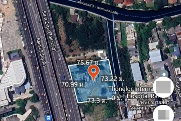 Land for sale in Bang Kapi, Bangkok near MRT Pradit Manutham