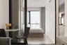 1 Bedroom Condo for rent in KnightsBridge Sukhumvit-Thepharak by Hampton, Thepharak, Samut Prakan near MRT Thipphawan