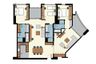 3 Bedroom Condo for rent in Chatrium Residence Riverside, Wat Phraya Krai, Bangkok near BTS Saphan Taksin