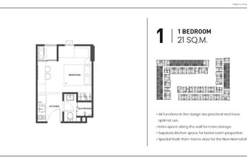 1 Bedroom Condo for sale in Quintara MHy&rsquo;GEN Ratchada - Huai Khwang, Huai Khwang, Bangkok near MRT Huai Khwang