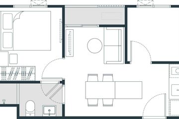 1 Bedroom Condo for sale in Nue Riverest Ratburana, Rat Burana, Bangkok
