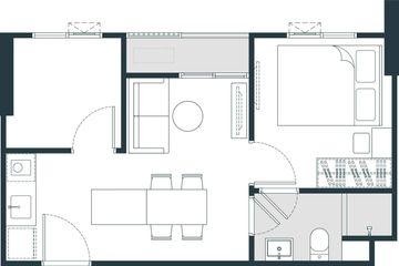 1 Bedroom Condo for sale in Nue Riverest Ratburana, Rat Burana, Bangkok
