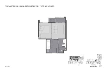1 Bedroom Condo for sale in The Address Siam-Ratchathewi, Thanon Phetchaburi, Bangkok near BTS Ratchathewi