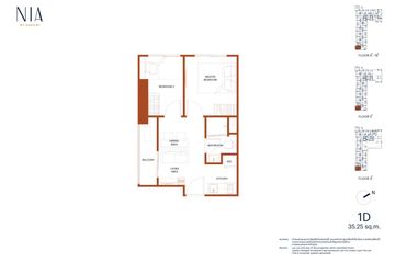1 Bedroom Condo for sale in NIA by Sansiri, Phra Khanong Nuea, Bangkok near BTS Phra Khanong