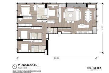 4 Bedroom Condo for sale in The Issara Sathorn, Thung Maha Mek, Bangkok near BTS Saint Louis