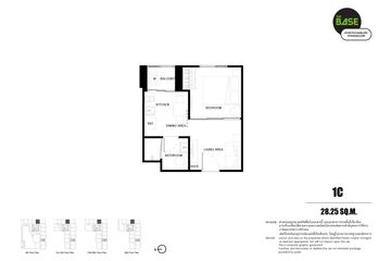 1 Bedroom Condo for sale in THE BASE Phetchaburi-Thonglor, Bang Kapi, Bangkok near MRT Phetchaburi