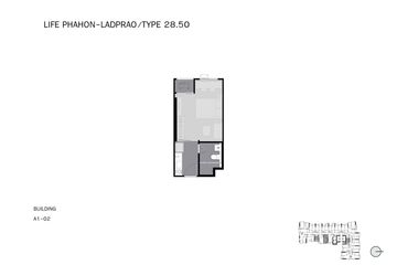 1 Bedroom Condo for sale in Life Phahon-Ladprao, Chatuchak, Bangkok near BTS Ladphrao Intersection