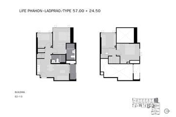 2 Bedroom Condo for sale in Life Phahon-Ladprao, Chatuchak, Bangkok near BTS Ladphrao Intersection