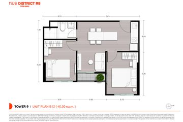 2 Bedroom Condo for sale in NUE District R9, Huai Khwang, Bangkok near MRT Phra Ram 9