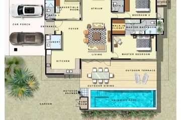 2 Bedroom House for sale in Sanctuary Lakes Hua Hin, Thap Tai, Prachuap Khiri Khan