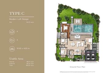 4 Bedroom House for sale in Botanica Luxury Krabi, Ao Nang, Krabi