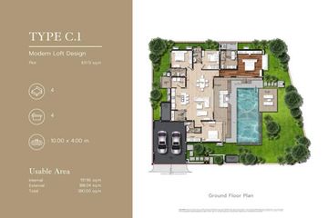 4 Bedroom House for sale in Botanica Luxury Krabi, Ao Nang, Krabi