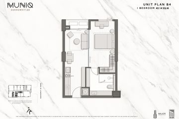 1 Bedroom Condo for sale in MUNIQ Sukhumvit 23, Khlong Toei Nuea, Bangkok near MRT Sukhumvit