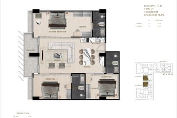 3 Bedroom Condo for sale in Siam Oriental Oasis, Nong Prue, Chonburi