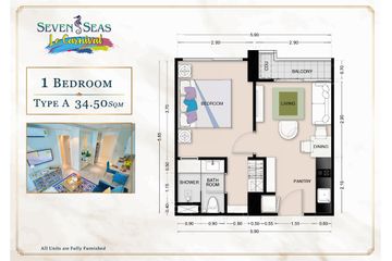 1 Bedroom Condo for sale in Seven Seas le Carnival, Nong Prue, Chonburi