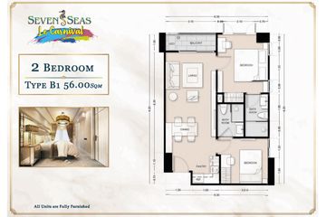 2 Bedroom Condo for sale in Seven Seas le Carnival, Nong Prue, Chonburi