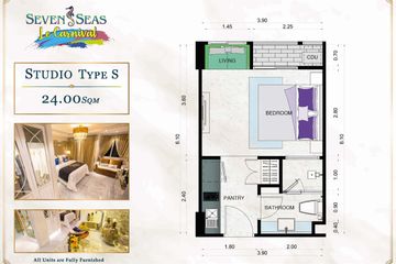 1 Bedroom Condo for sale in Seven Seas le Carnival, Nong Prue, Chonburi