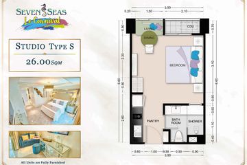 1 Bedroom Condo for sale in Seven Seas le Carnival, Nong Prue, Chonburi