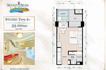 1 Bedroom Condo for sale in Seven Seas le Carnival, Nong Prue, Chonburi