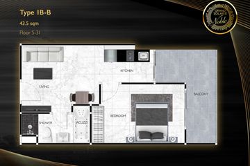 1 Bedroom Condo for sale in Grand Solaire Noble, Nong Prue, Chonburi
