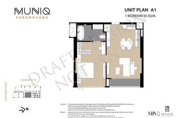 1 Bedroom Condo for sale in MUNIQ Phrom Phong, Khlong Tan Nuea, Bangkok near BTS Phrom Phong