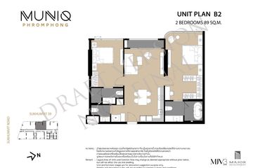 2 Bedroom Condo for sale in MUNIQ Phrom Phong, Khlong Toei Nuea, Bangkok near MRT Sukhumvit