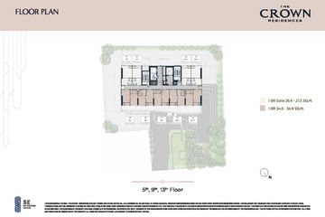 1 Bedroom Condo for sale in The Crown Residences, Thung Maha Mek, Bangkok near MRT Khlong Toei
