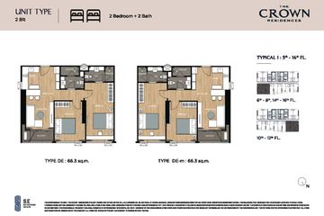 2 Bedroom Condo for sale in The Crown Residences, Thung Maha Mek, Bangkok near MRT Khlong Toei