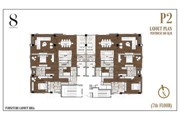4 Bedroom Condo for sale in 8 Residence, Khlong Tan Nuea, Bangkok near BTS Phrom Phong