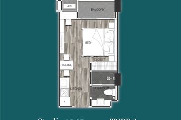 1 Bedroom Condo for sale in Pristine Park 3, Nong Prue, Chonburi