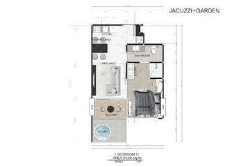 1 Bedroom Condo for sale in Seaspire Jomtien, Nong Prue, Chonburi
